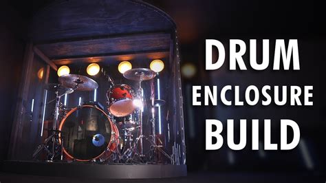 The aluminium frame was all 90 degree angled pieces. DIY Drum Enclosure Build - YouTube