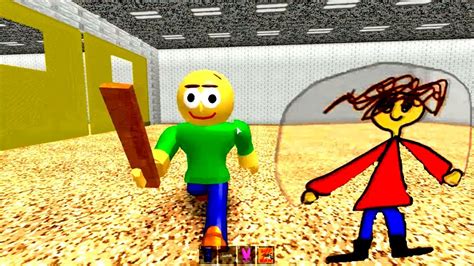 Escape Baldis Basics Roblox Youtube