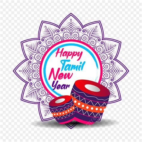 Tamil New Year Vector Art Png Flat Tamil New Year Illustration