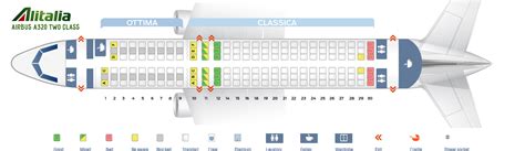 Seat Map Airbus A320 200 Alitalia Best Seats In The Plane