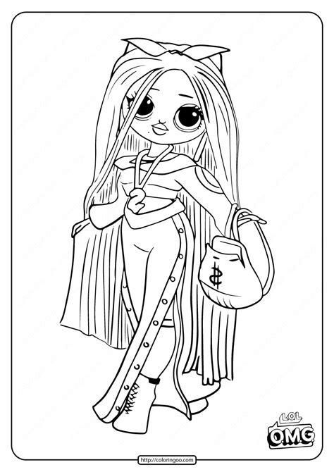 Coloriage Lol Omg Remix Lol Surprise Omg Swag Fashion Doll Coloring
