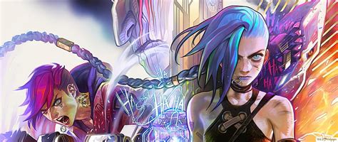 Riotx Arcane Event Brings Jayce And Caitlyn To Wild Rift Jinx And Vi Hd Wallpaper Pxfuel