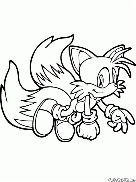 Coloring Page Sonic X