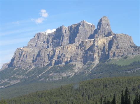 Castle Mountain Banff National Park Canada Canadian Canada Travel