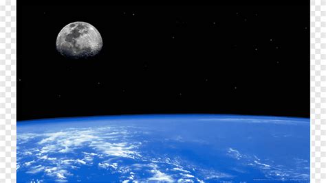 Moon Orbiting Earth Clip Art