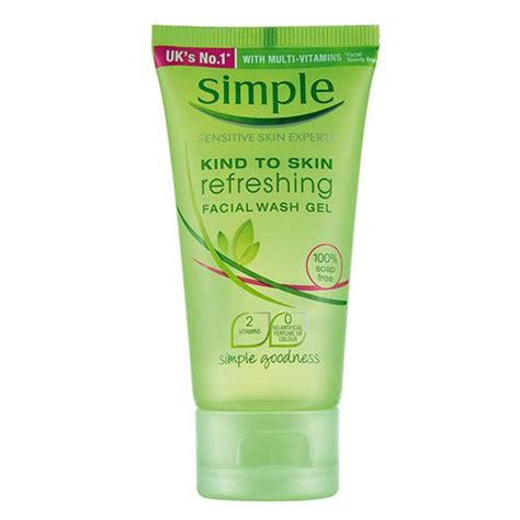 Kind To Skin Refreshing Facial Wash Gel Sensitive Skincare With