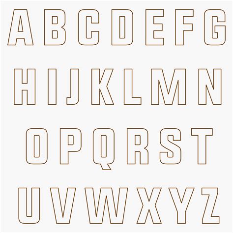 Printable Letters Cut Out Letter A Cut Out Template Alphabet Letter A