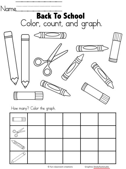 Free Back To School Kindergarten Math Worksheet Made By Teachers