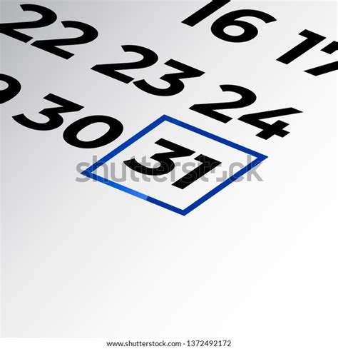 31 Day Calendar Illustration Isometric Calendar Ilustración De Stock