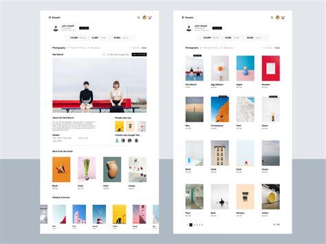 Free Minimal E Commerce Website Uplabs