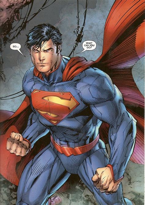 Superman Por Jim Lee Superhéroes Heroe Cartas