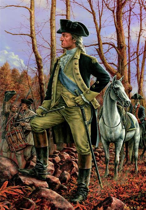 General George Washington Painting By Dan Nance Pixels