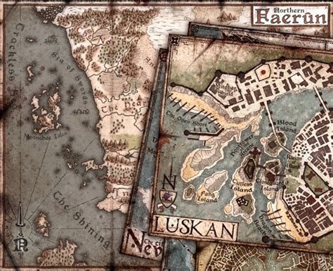 Sword coast adventurer's guide map. Dd 5e Map Of Sword Coast