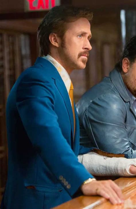 Holland March The Nice Guys Ryan Gosling Black Wool Suit