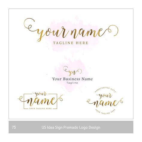 Premade Photography Logo And Watermark Design Calligraphy Etsy