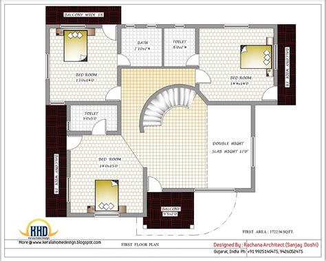 New 3 Bedroom House Plan In India New Home Plans Design