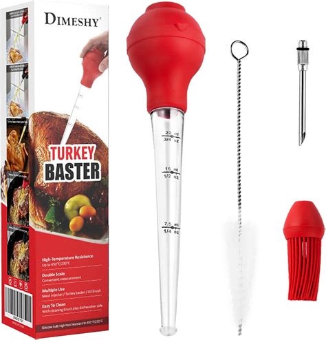 long turkey basters for cooking with measurements only for room temperature liquids