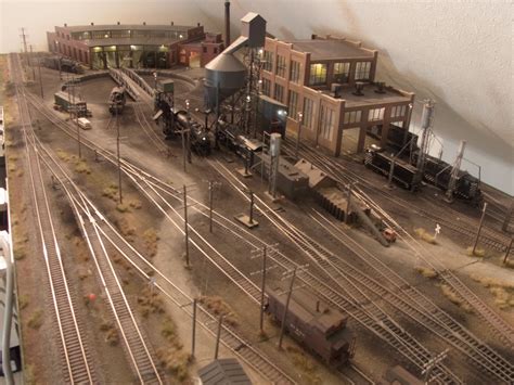 My Ho Scale Layout Steam And Diesel Locomotive Facility 1 Model