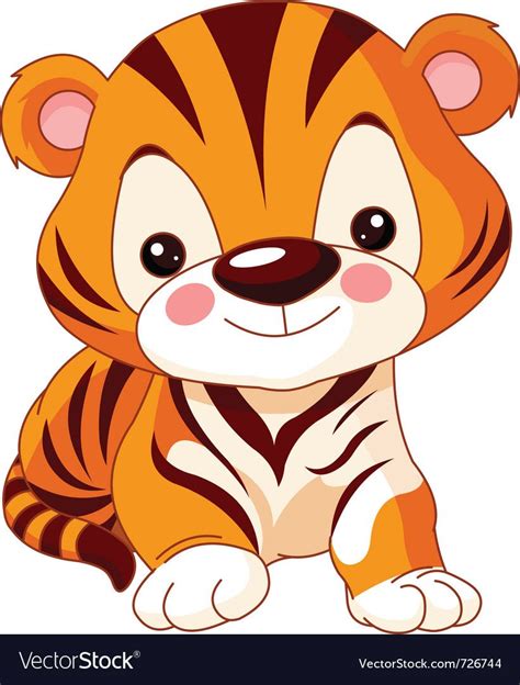 Free Clipart Of A Cartoon Tiger PeepsBurgh Com