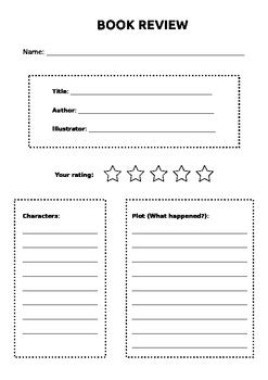 Plan your homeschooling activities with these world war ii worksheets, including crosswords, word searches, vocabulary lists, coloring activities, and more. Elementary Book Review Worksheet by Leah the Librarian | TpT