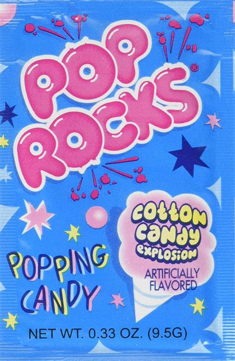 Pop Rocks Cotton Candy Pack Of 24