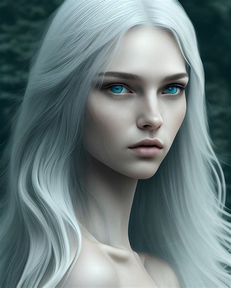Ai Generated Woman White Hair Free Image On Pixabay