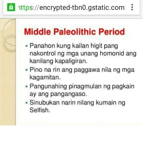 Ang Pamumuhay Ng Mga Tao Noong Panahon Ng Paleolithic Angmgablog My