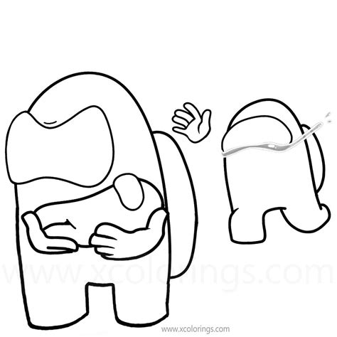 Maybe you would like to learn more about one of these? Among Us Coloring Pages Dead Body Found - XColorings.com