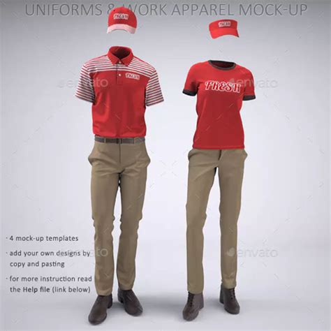 uniform mockups  premium photoshop ai downloads