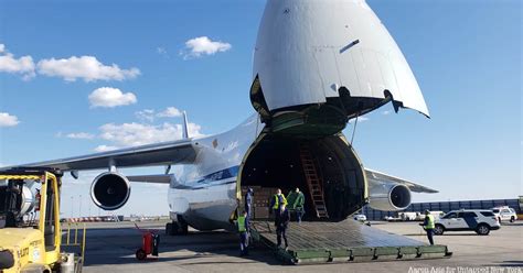 Photos Cargo Plane From Russia Arrives At Jfk Airport