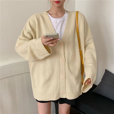 Itgirl Shop Basic Solid Colors Korean Aesthetic Knitted