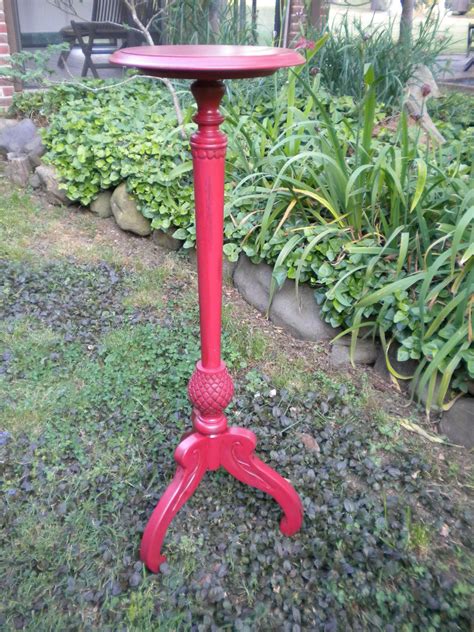 Weight as water at 62 °f (pounds/gal). Rusted Bucket Gals: Red Accent Table Plant Stand