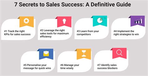 7 Secrets To Sales Success A Definitive Guide