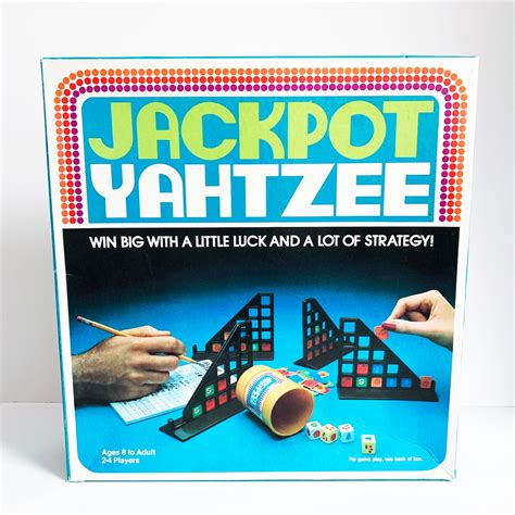 Vintage Jackpot Yahtzee Board Game 100 Complete 1980 80s Toys Etsy
