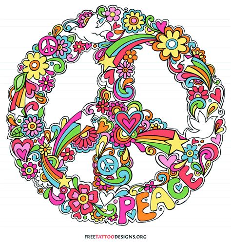 Although it is usually associated with the 70s, the peace sign has a revival and it shows up in more and more tattoos lately. 50 Peace Sign Tattoos