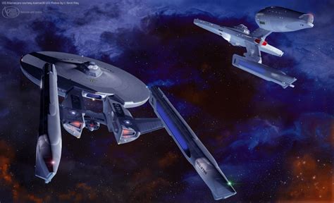 Star Trek Loknar Class Frigate And Refit Kelvin Type Starship By Drell 7