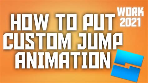 How To Put Custom R6 Jump Animation On Roblox Studio Working 2021