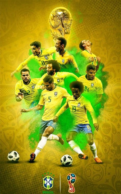 Brazil Football Team Hd Phone Wallpaper Peakpx