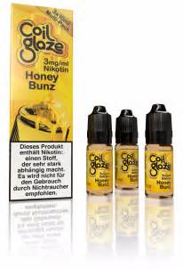 Coil Glaze Liquid Honey Bunz In 3 X 10 Ml Dampfdorado
