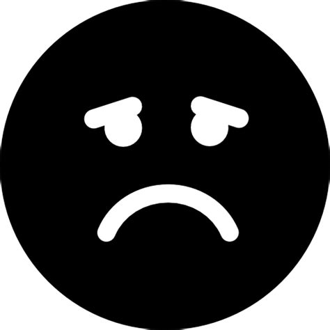 Sad Emoticon Square Face Icon
