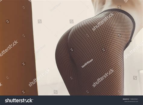 Crop Shot Seductive Naked Woman Bending Stock Photo