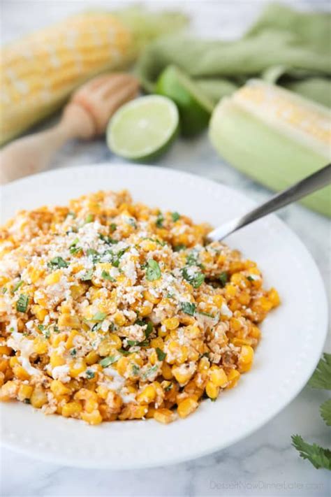 Mix corn, fresno chiles, and onions in bowl. Mexican Street Corn Salad (Esquites)