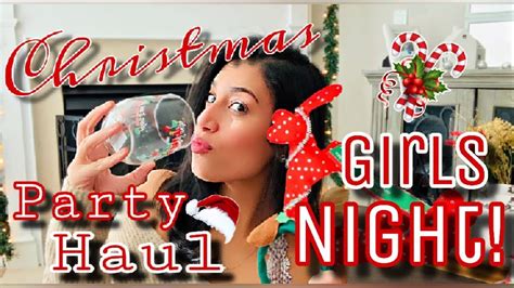 Christmas Haul Girls Night Christmas Party Youtube