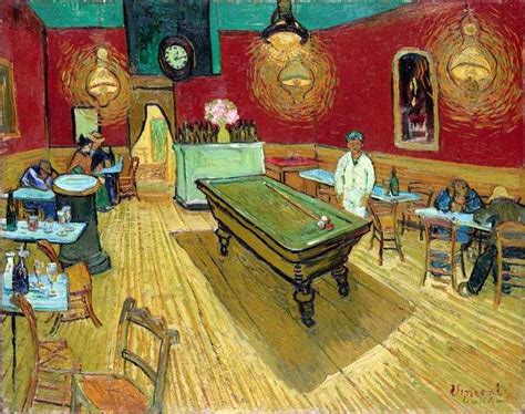 Opis Obrazu Vincenta Van Gogha Night Cafe Van Gogh Vincent