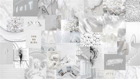 Collage Photo Of White Aesthetic Hd White Aesthetic Wallpapers Hd