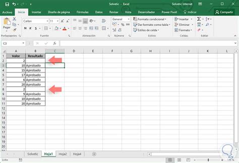 Función Si Con Rangos De Valores En Excel 2016 ️ Solvetic