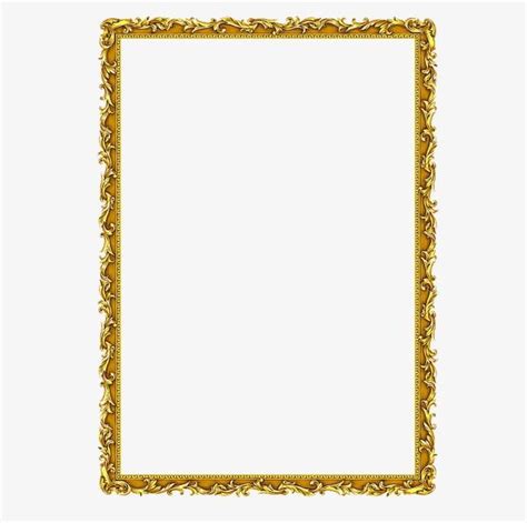 Simple Frame Png Clipart Frame Frame Clipart Frames Gold Gold