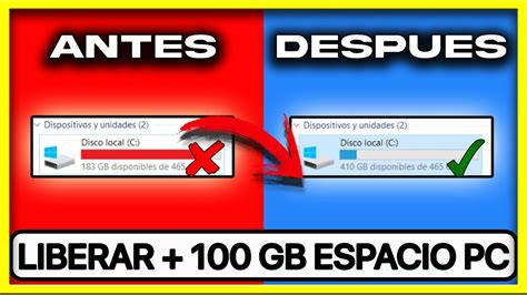 🚮 Como Limpiar Y Liberar Espacio Disco Duro De Mi Pc ⚡ Windows 10