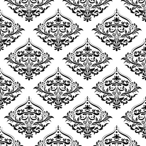 Premium Vector Seamless Damask Pattern