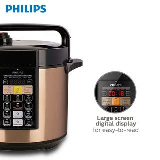 And it takes less effort to prepare the food. Philips ME Computerized Electric Pressure Cooker HD2139/60 ...